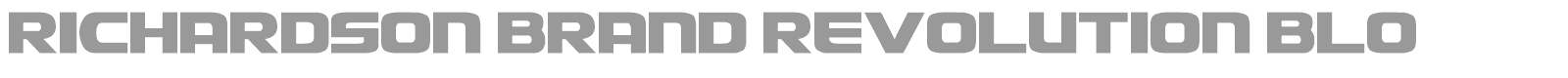 Richardson Brand Revolution Block font preview